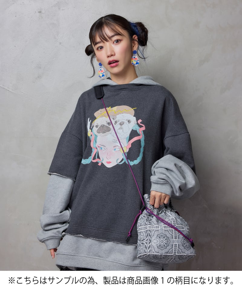 ドローストリングショルダーバッグ（Apsu Shuseiモデル） | HATSUNEX MINI