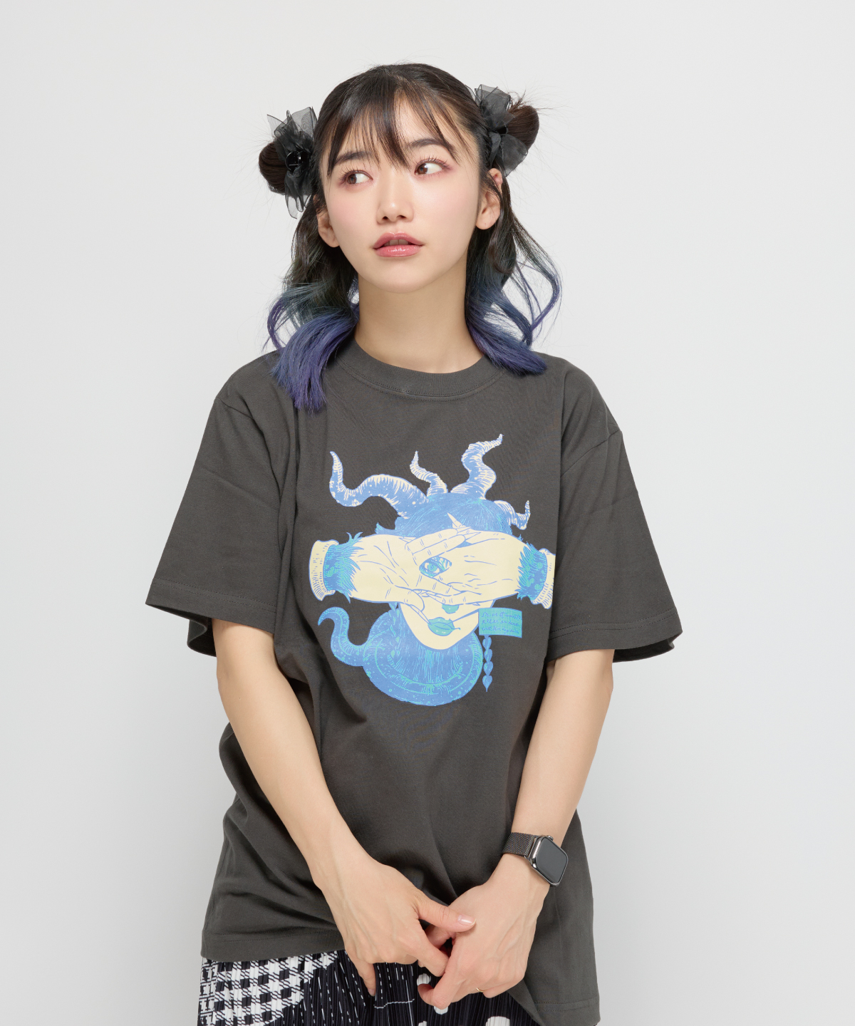 狐の窓 Tシャツ（スミ） | HATSUNEX MINI