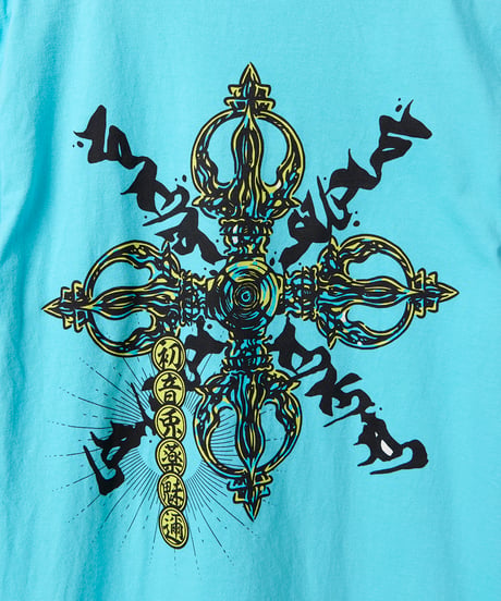 【初音兎薬魅邇】Crush your evil passions Tシャツ【Back】（ノースブルー）