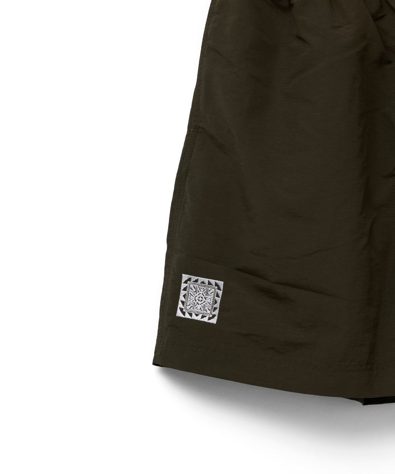 BoTT ナイロンパンツ 黒 M 美品 希少 刺繍 MONST 5POCKETS PANTS | junhashimoto（ジュンハシモト