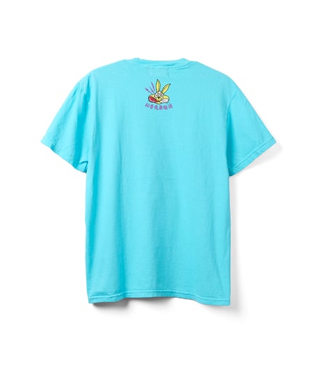 【初音兎薬魅邇】Crush your evil passions Tシャツ【Front】（ノースブルー）