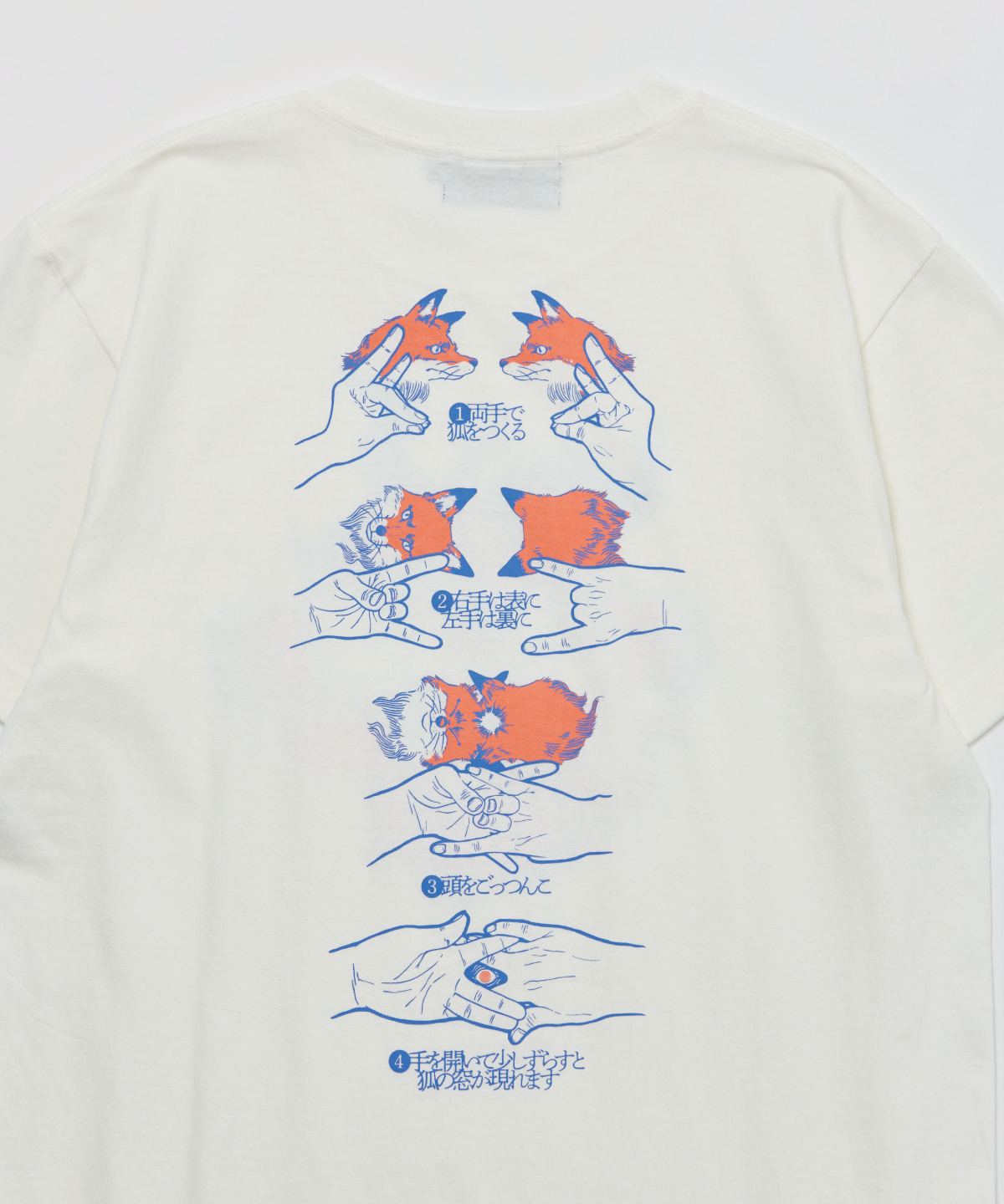 狐の窓 Tシャツ(バニラ) | HATSUNEX MINI 狐の窓 Tシャツ(バニラ) | HATSUNEX MINI