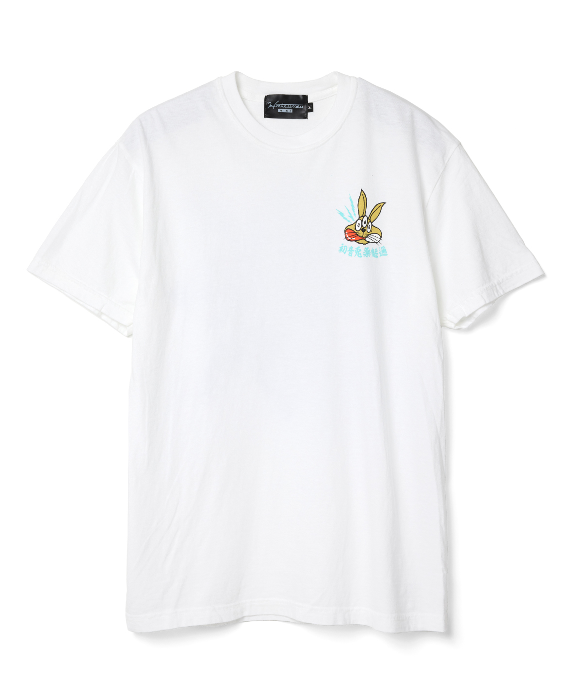 初音兎薬魅邇】Crush your evil passions Tシャツ【Back】（無垢）