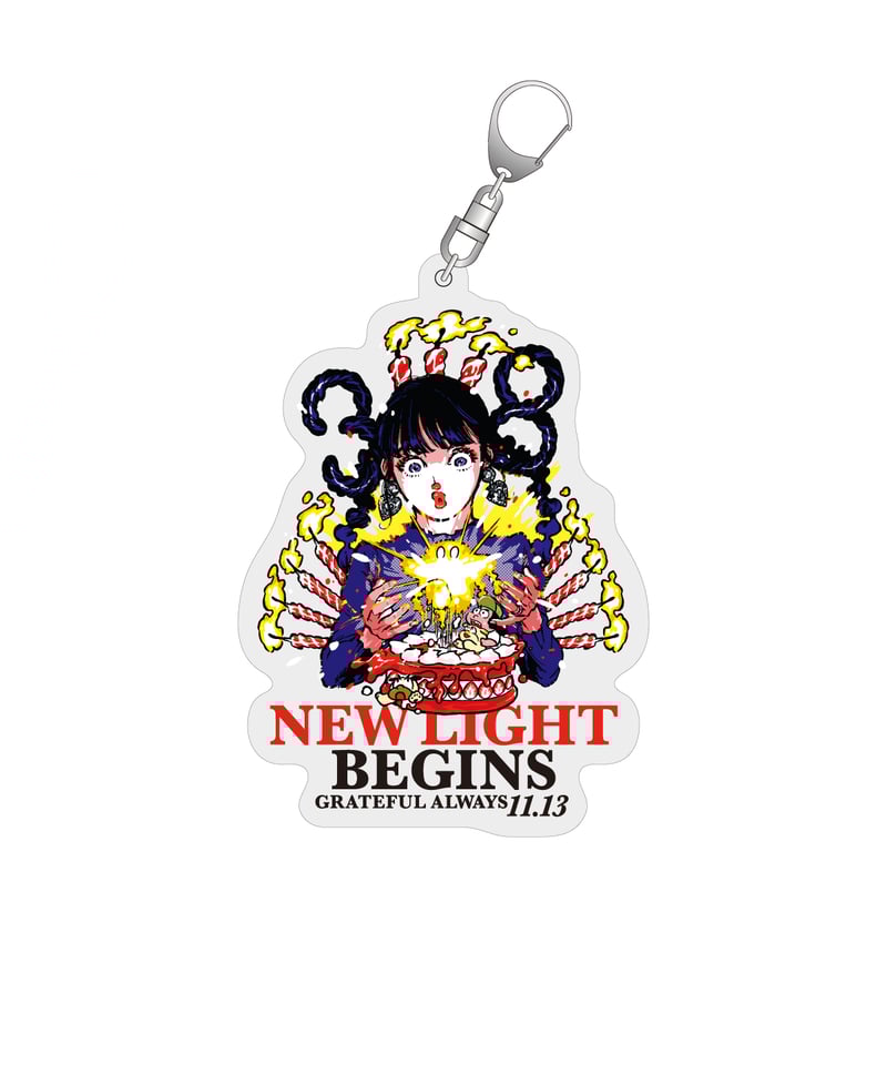 はつねちゃんHBD2025アクリルキーホルダー | HATSUNEX MINI