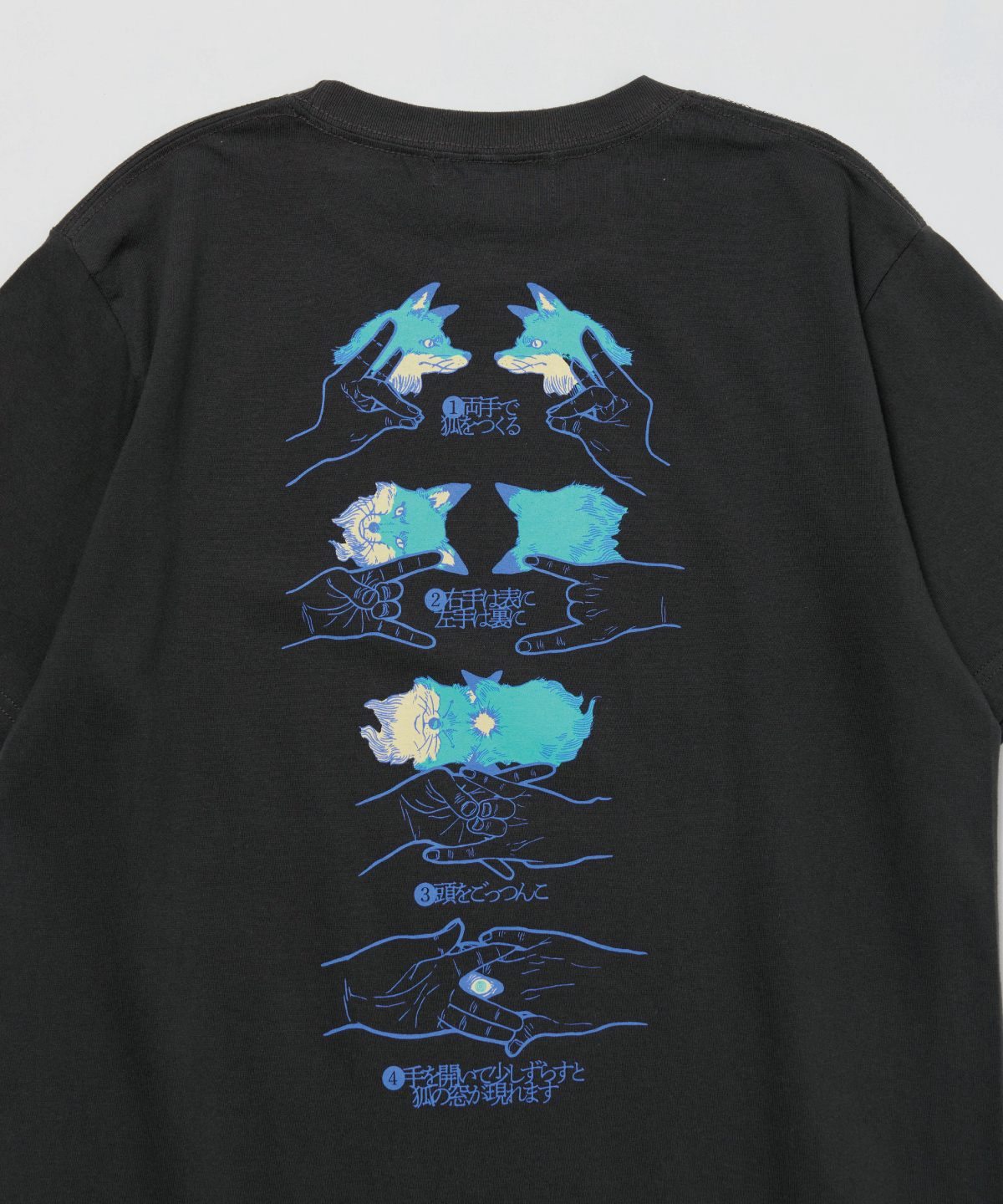 狐の窓 Tシャツ(スミ) | HATSUNEX MINI 狐の窓 Tシャツ(スミ) | HATSUNEX MINI