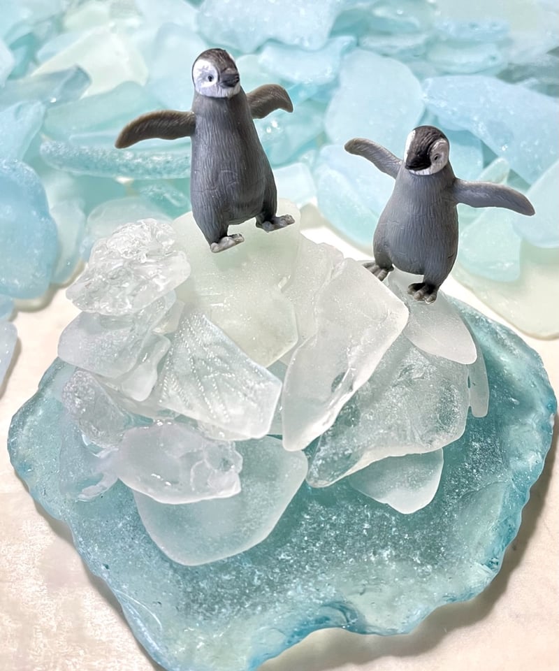 シーグラスアート しろくまかき氷♪ シーグラスアート しろくまかき氷♪ 61ZB0No-SIL._UF894