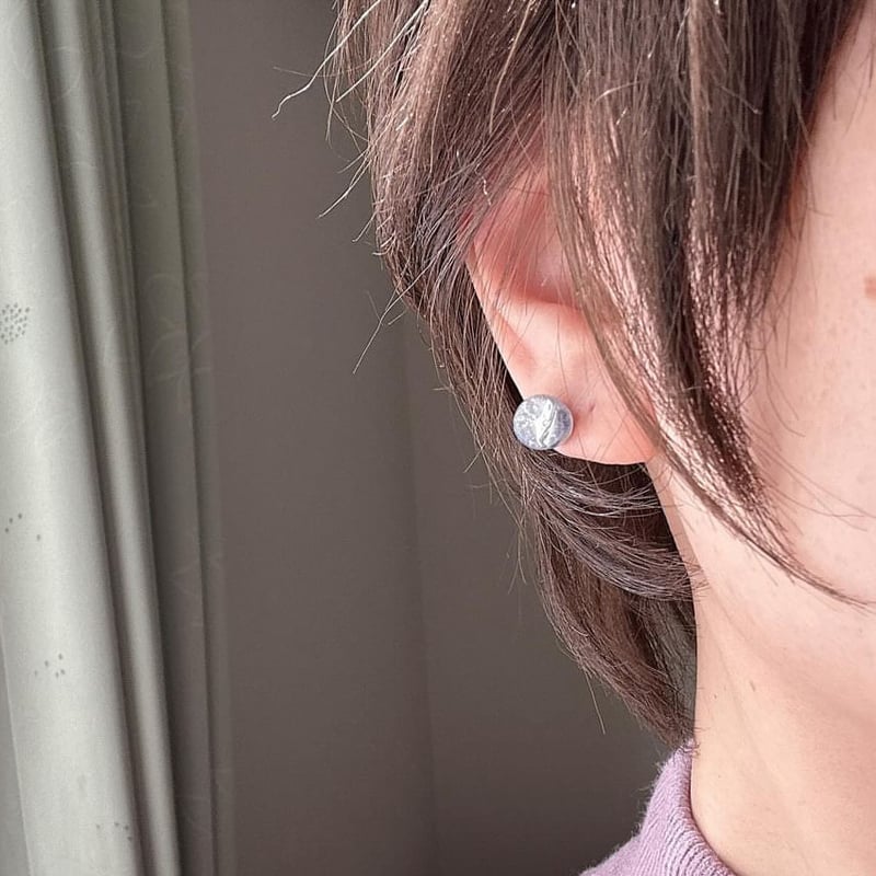 ストロベリークォーツの1粒ピアス イヤリングに変更可能 | oyuki no omise