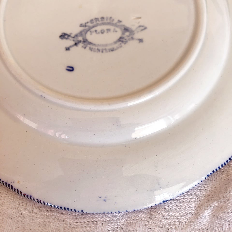 フランスアンティーク　クレイユモントロー Creil&Montereau クレイユモントロー クレイユエモントロー