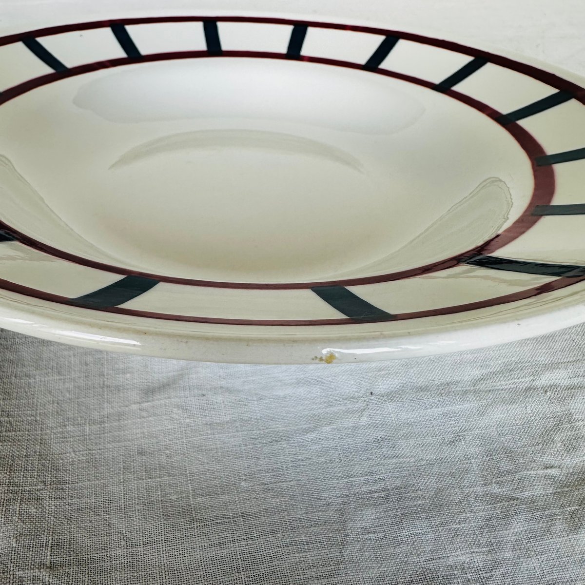フランスアンティーク　3枚セット　バドンヴィレ　スーププレート　深皿 バドンヴィレスーププレートスープ皿フランスアンティーク