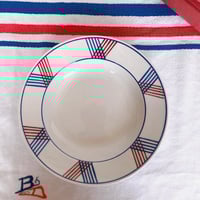 ディゴワンサルグミンヌ バスク柄デイナープレート E フランス