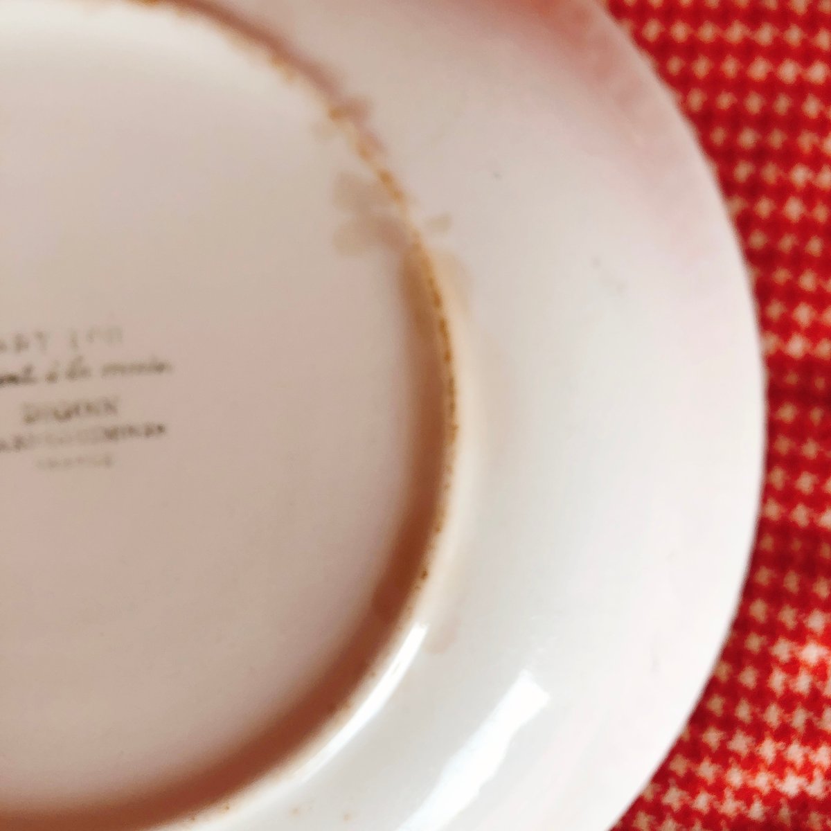 フランスアンティーク　ディゴワンサルグミンヌ マリールー　ディナープレート他4点 フランスアンティーク ディゴワンサルグミンヌ マリールー