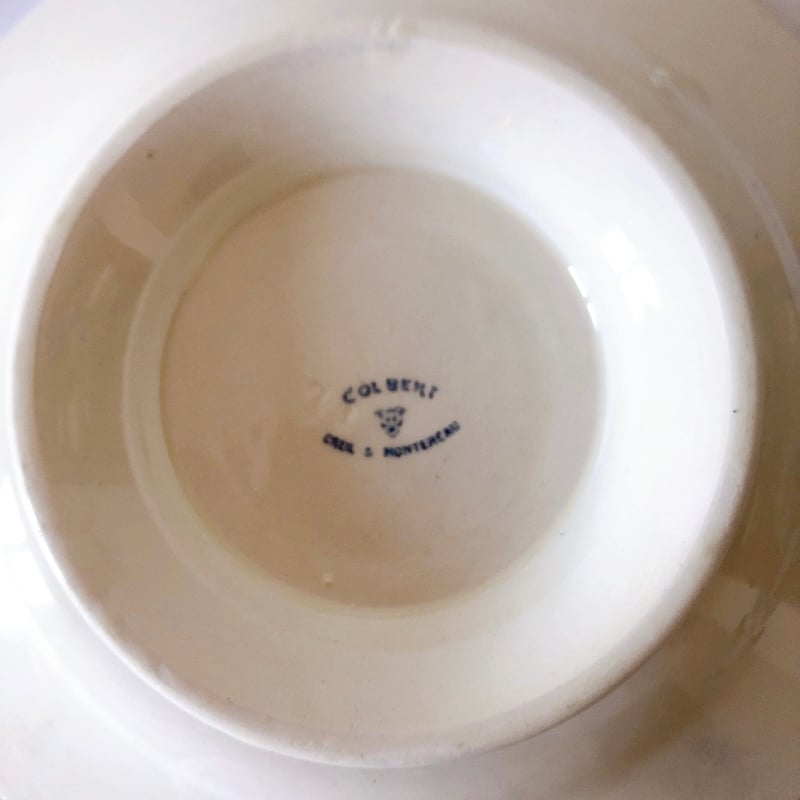 クレイユモントロー コルベール ケーキスタンド フランスアンティーク