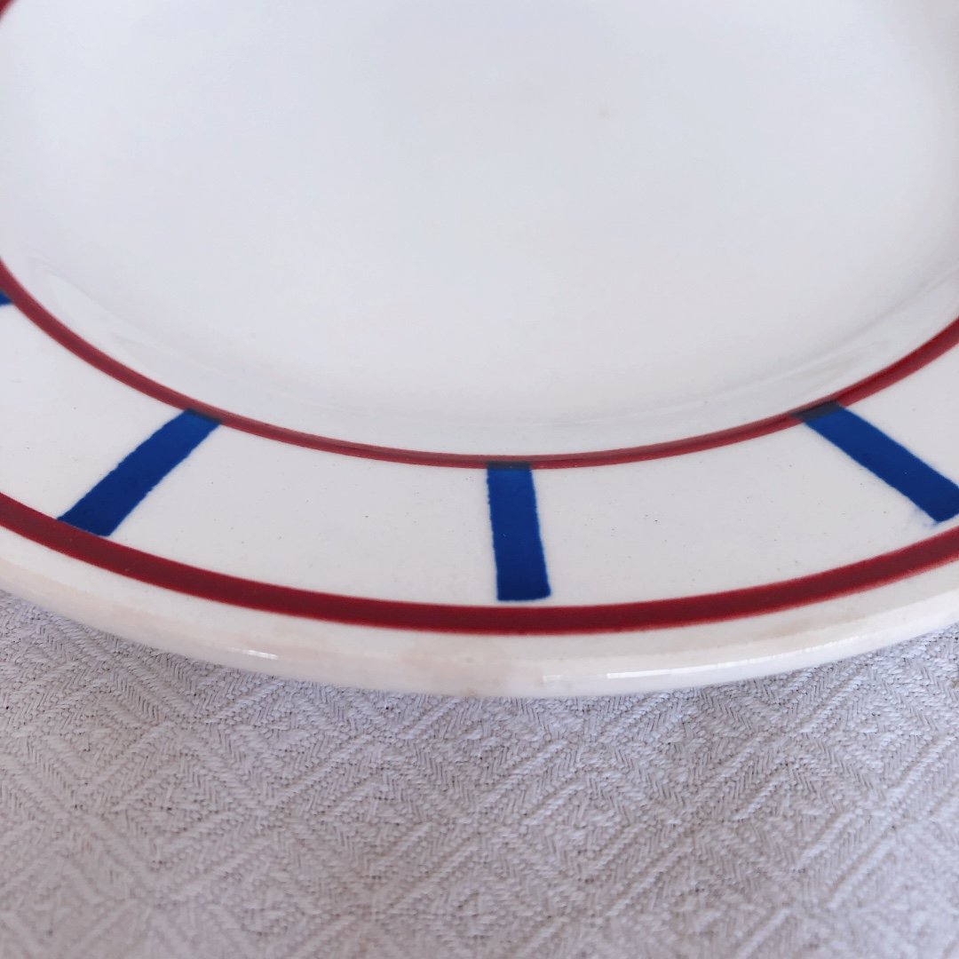 ディゴワンサルグミンヌ　陶器製キャニスター　5個セット　水色　アンティーク食器 DIGOIN SARREGUEMINES（ディゴワンサルグミンヌ） ALAIN