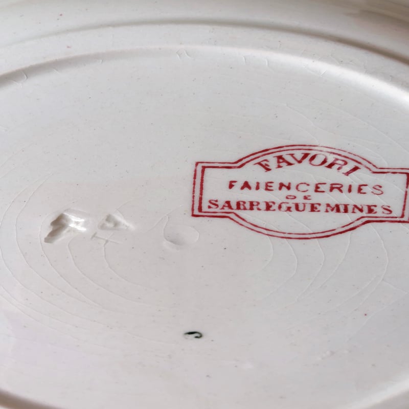 UCサルグミンヌゼラニウムコンポティエコンポート皿フランス