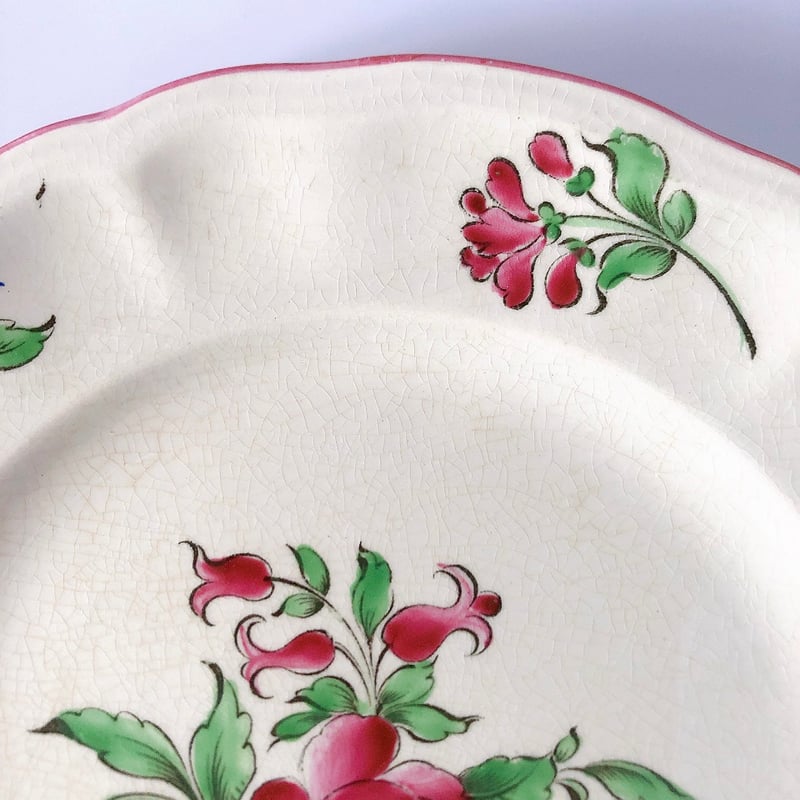 リュネヴィル Réverbère ディナープレート B フランスアンティーク食器