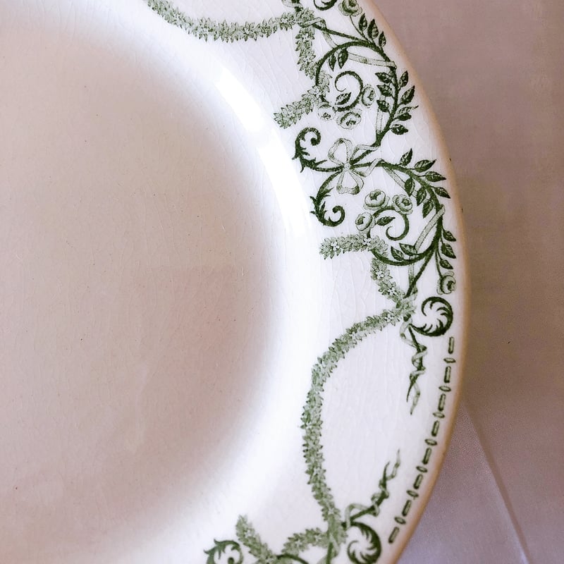 クレイユモントロー 『ナポレオン』ケーキスタンド、コンポート皿