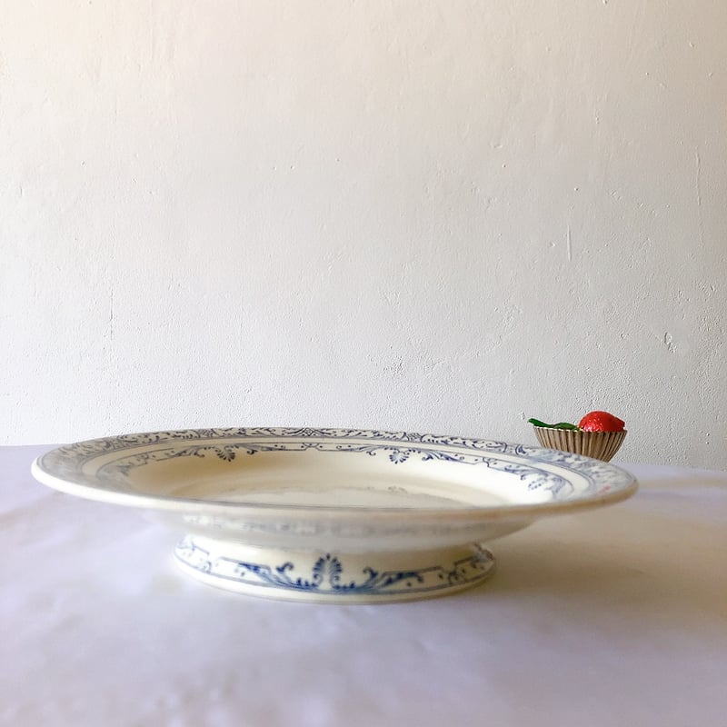 クレイユモントロー コルベール ケーキスタンド フランスアンティーク