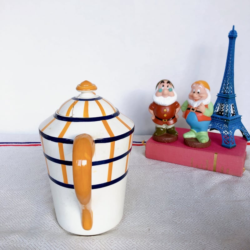 クレイユモントロー　ベアン　バスク柄　HBCM コーヒーポット　ティーポット クレイユモントロー ベアン バスク柄 HBCM コーヒーポット