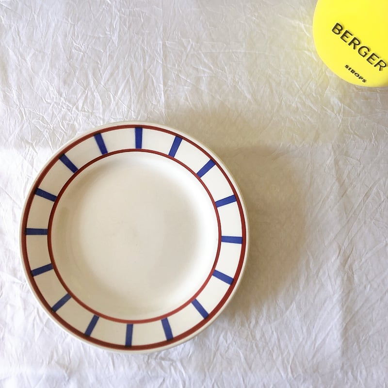 ディゴワンサルグミンヌ バスク柄デイナープレート A フランス