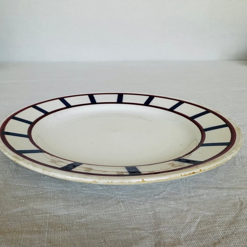 2枚セット　バスク 皿 フランス アンティーク サルグミンヌ 2枚セット バスク 皿 フランス アンティーク サルグミンヌ 2枚