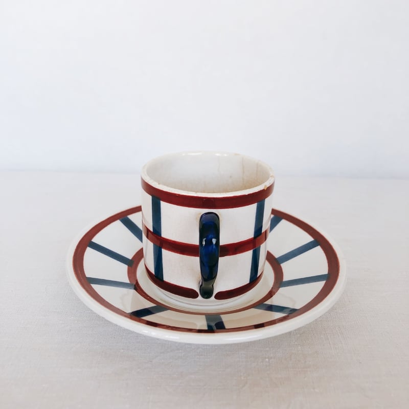 HBCM Béarn クレイユエモントロー バスク柄 陶器キャニスター