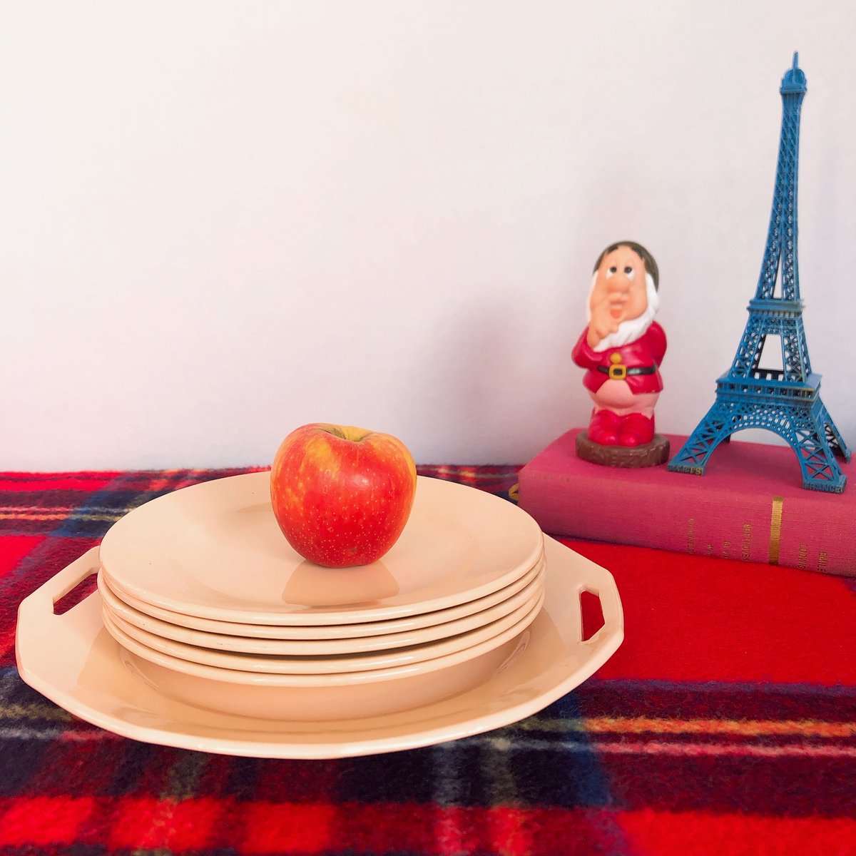 サンタマン タルトプレート& デザートプレート5p セット ピンク