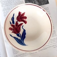 クレイユモントロー フローラ ラヴィエ ブルー フランスアンティーク