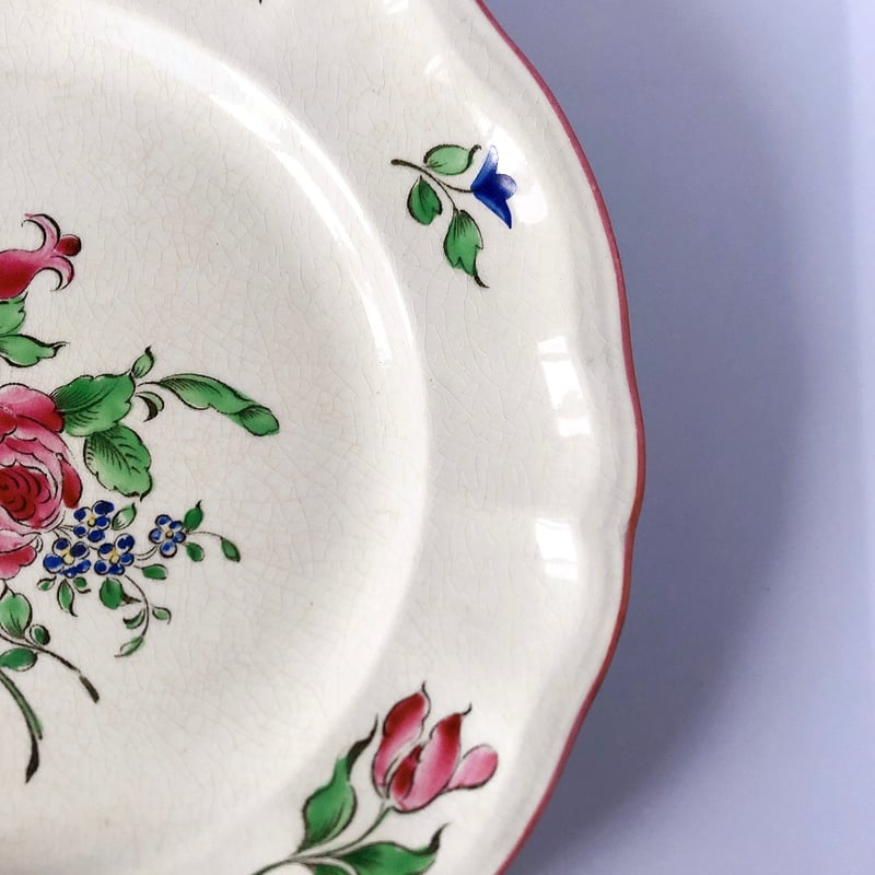 リュネヴィル Réverbère ディナープレート B フランスアンティーク食器