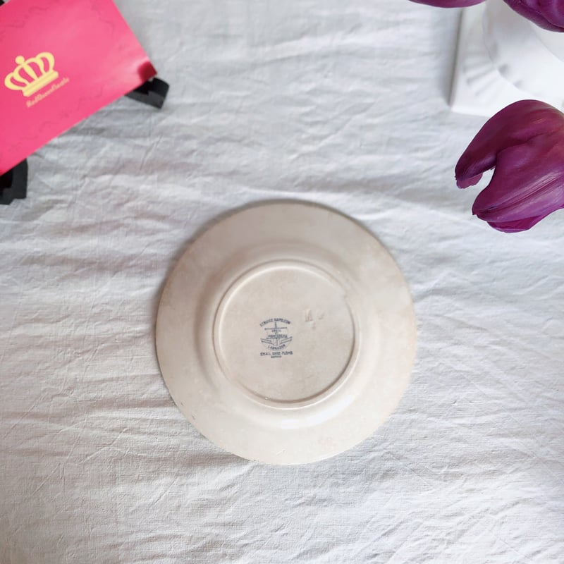 クレイユモントロー 『ナポレオン』デザートプレート 平皿 F フランス