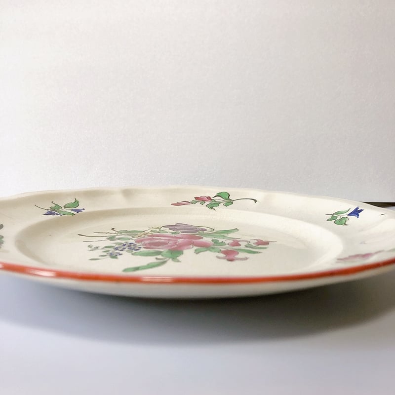 リュネヴィル Réverbère ディナープレート B フランスアンティーク食器 リュネヴィル Réverbère ディナープレート B フランスアンティーク食器