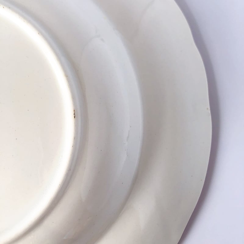 リュネヴィル Réverbère 花柄 スーププレート フランスアンティーク