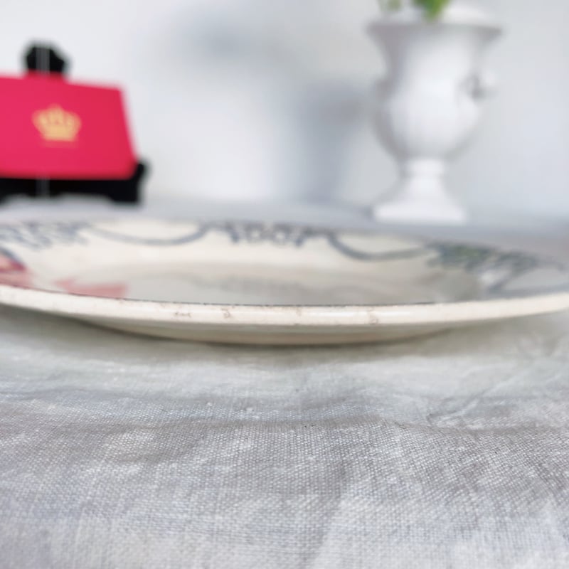 クレイユモントロー 『ナポレオン』デザートプレート 平皿 F フランス