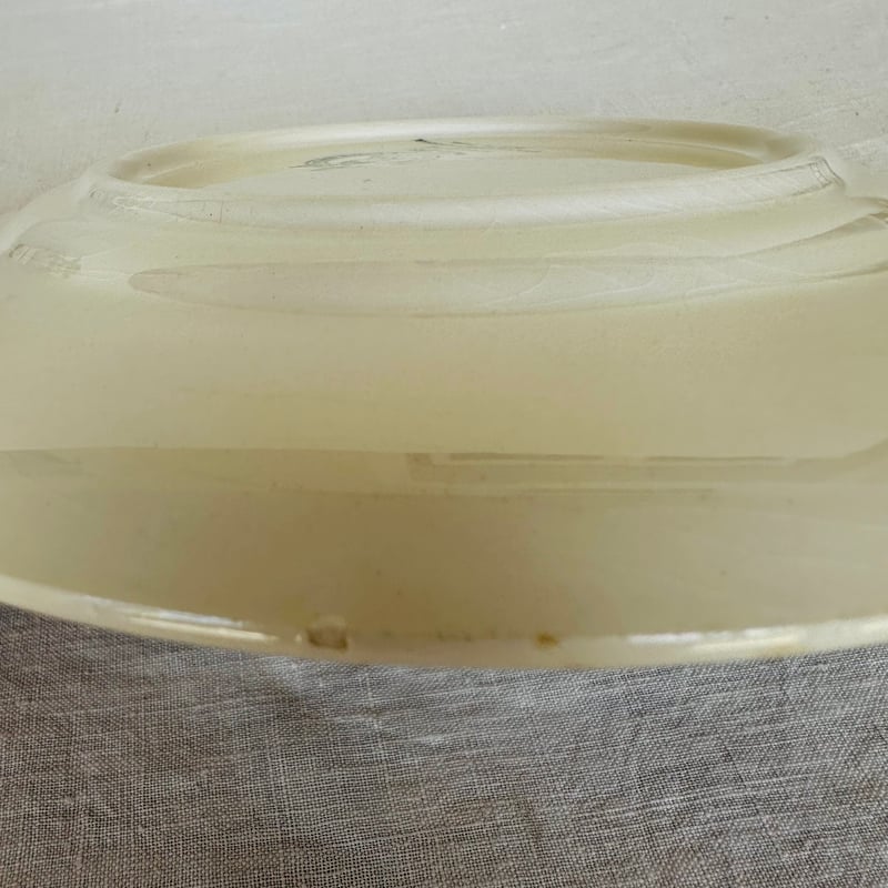 ムーランデルー バスク柄デザートプレート フランスアンティーク食器