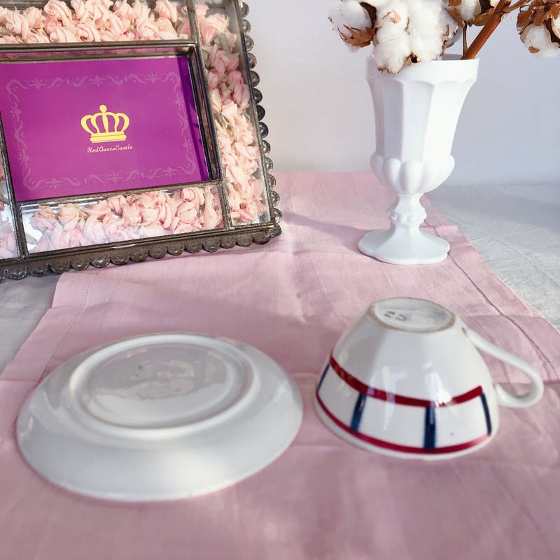 バドンヴィレー バスク柄カップアンドソーサー デミタス C