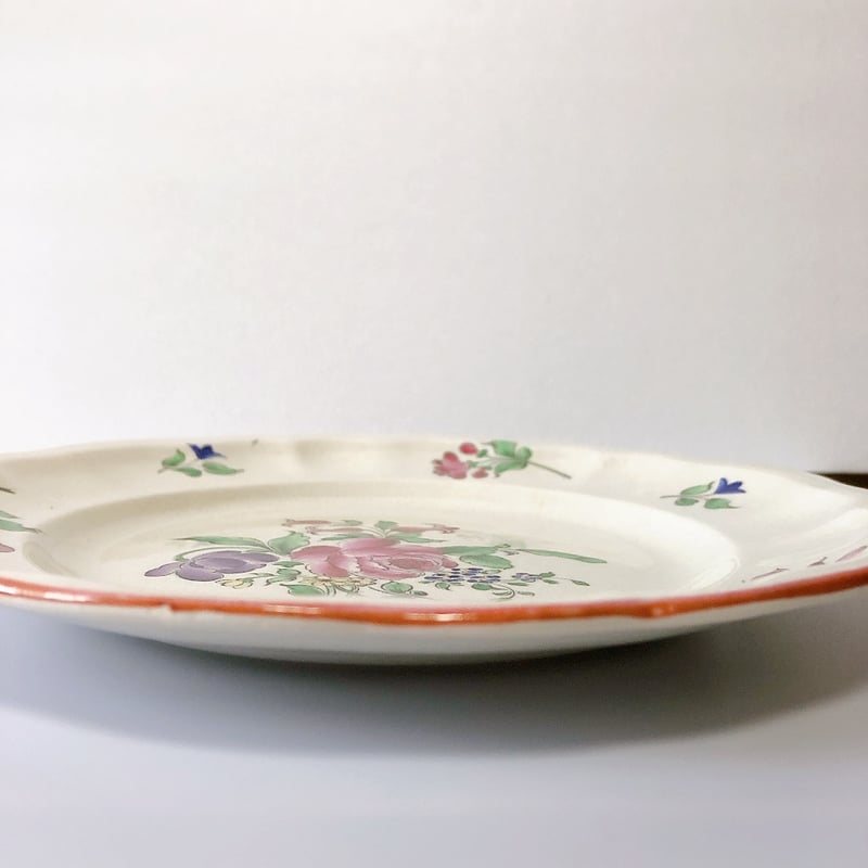 リュネヴィル Réverbère ディナープレート B フランスアンティーク食器