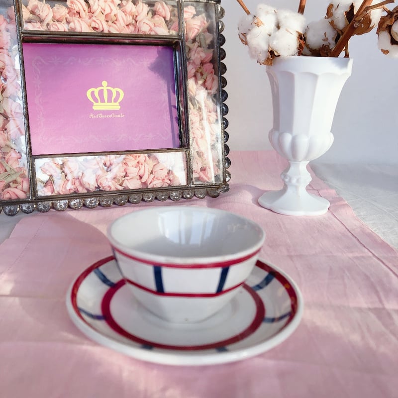 フランスアンティーク食器　バスク柄 Amazon.co.jp: ディゴワンサルグミンヌ バスク柄ディナー