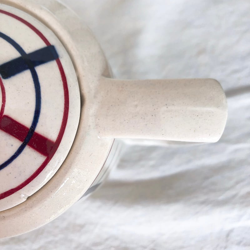 美品バスク柄コンポート皿サンタマン Saint Amand