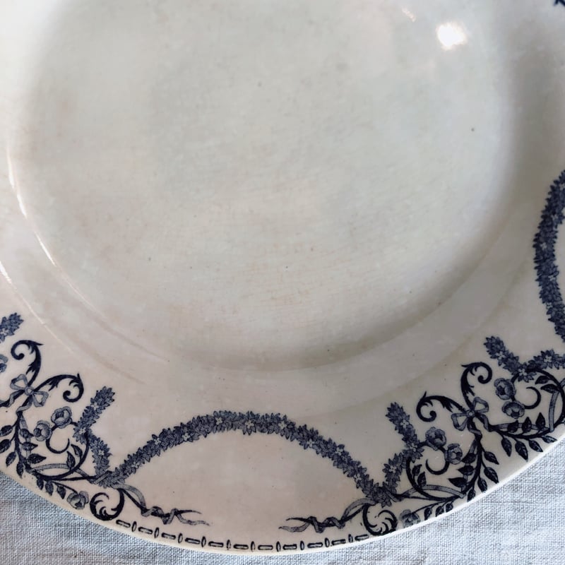 クレイユモントロー 『ナポレオン』デザートプレート 平皿 F フランス