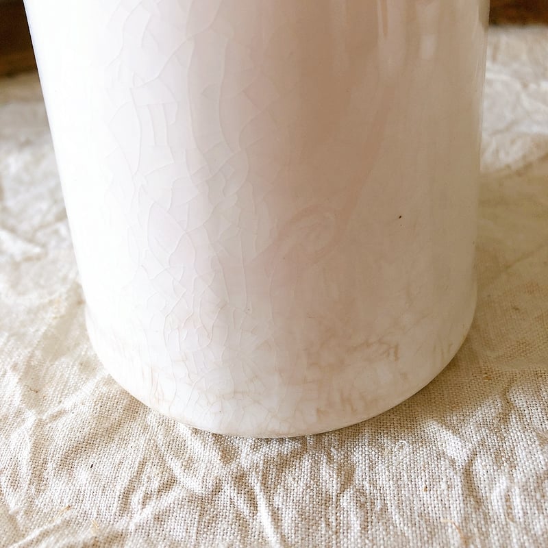 HBCMベアン バスク柄ピシェ ミルクポット 600ML オレンジx青 フランス