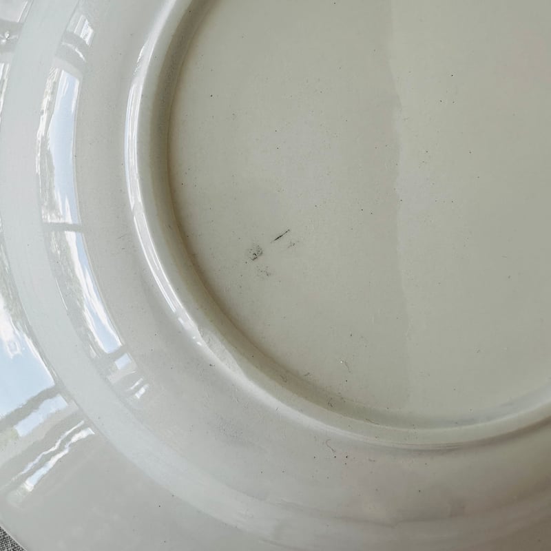 バスク柄スーププレート 深皿 390 バドンヴィレー フランス