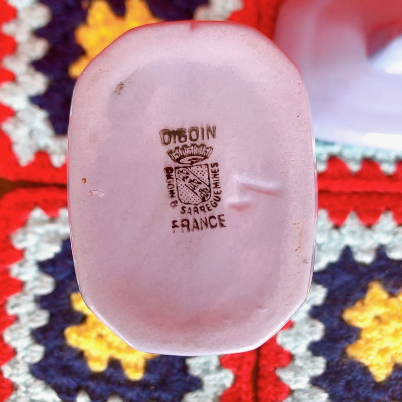 フランスアンティーク ディゴワンサルグミンヌ 陶器キャニスター5点