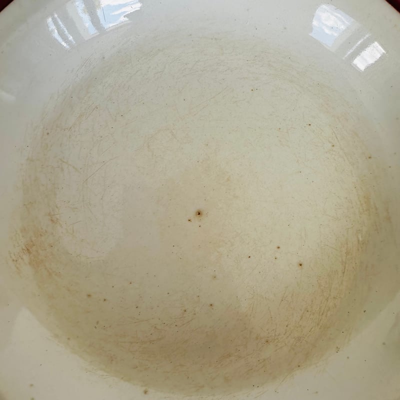 サルグミンヌ アンティーク バスク柄 深皿 2枚セット フレンチヴィンテージ バスク柄スーププレート 深皿 394 ディゴワンサルグミンヌ