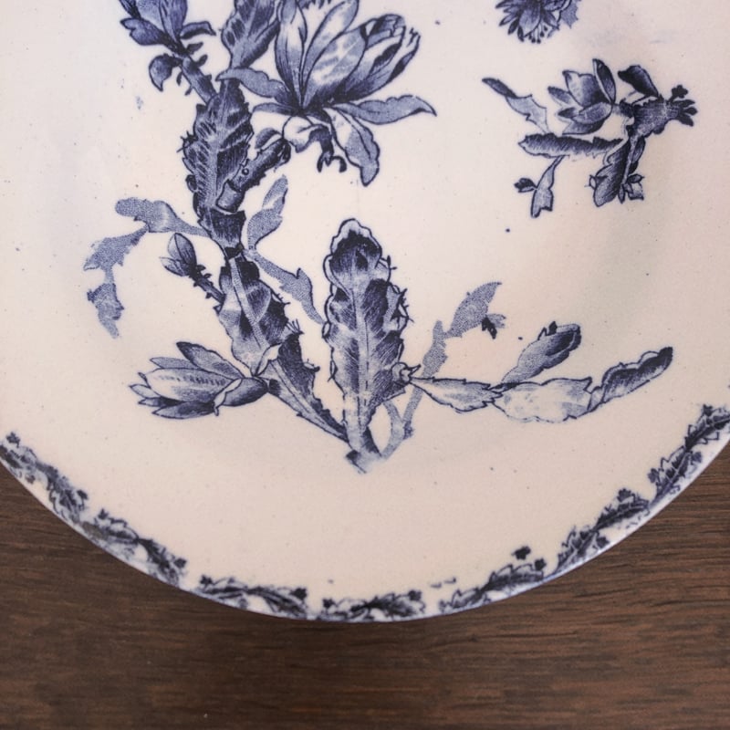 GIEN ジアン　カリブ　廃盤　レア　ケーキプレート　未使用　フランス　皿 GIEN ジアン カリブ 廃盤 レア ケーキプレート 未使用 フランス