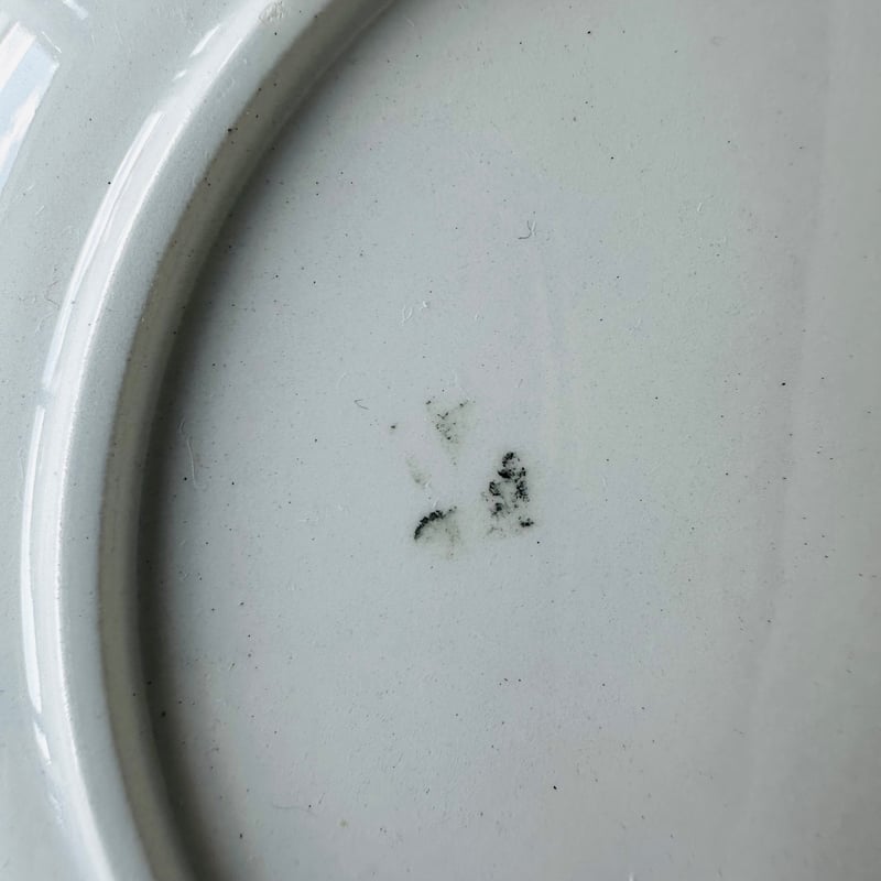 バスク柄スーププレート 深皿 392 バドンヴィレー フランス