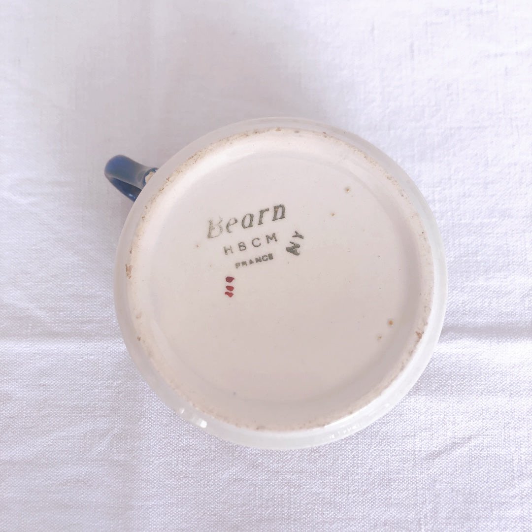 クレイユモントロー HBCM べアン バスク柄 カップ＆ソーサー C