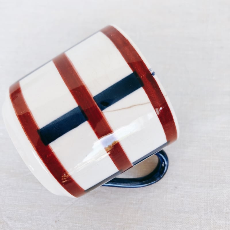 HBCM Béarn クレイユエモントロー バスク柄 陶器キャニスター