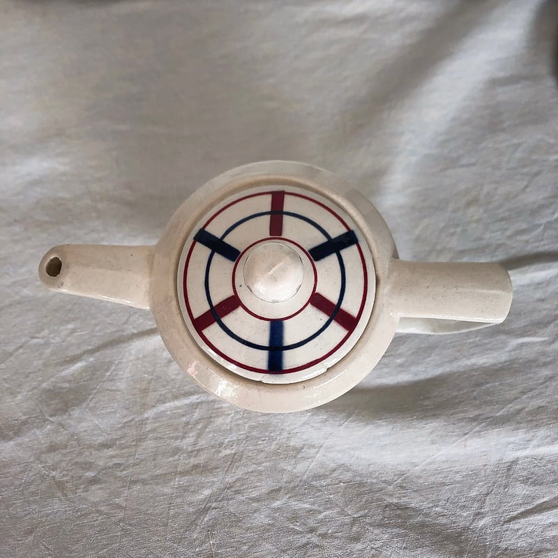 美品バスク柄コンポート皿サンタマン Saint Amand