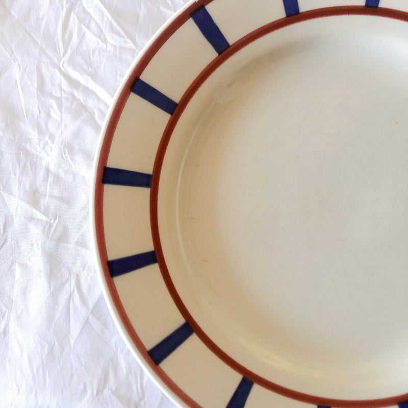 ディゴワンサルグミンヌ バスク柄デイナープレート D フランス