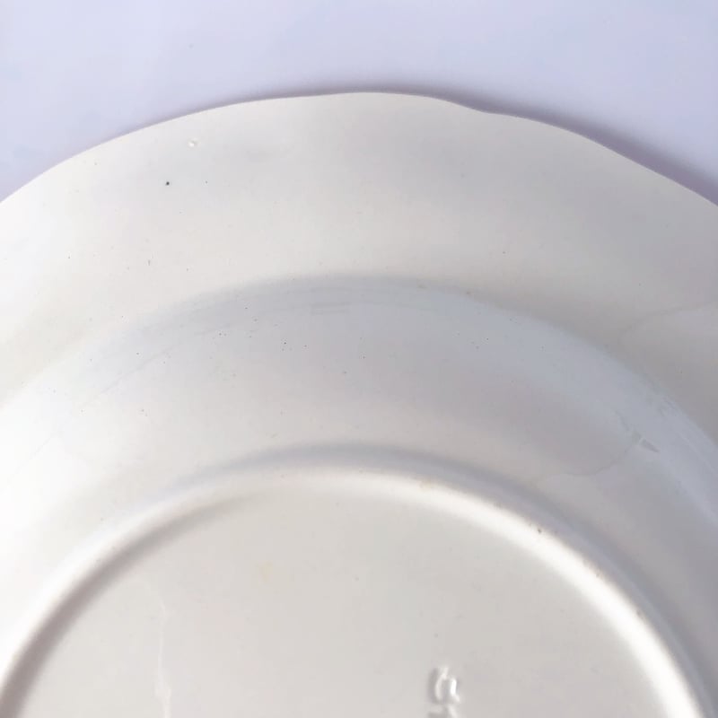 リュネヴィル Réverbère 花柄 スーププレート フランスアンティーク