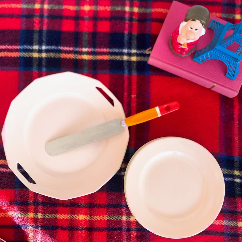 サンタマン タルトプレート& デザートプレート5p セット ピンク